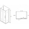 Abber Schwarzer Diamant AG30160MH-S85M-S85M Душевой уголок, 160x85x195