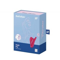 Мини вибратор (вибратор на палец) Satisfyer High Fly красный