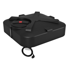 Бак для душа "Rostok" 250 л с подогревом ЭкоПром 250 л.(1000x1000x370см;13,4кг;Черный) - арт.557055