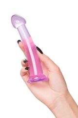 Фиолетовый фаллоимитатор Jelly Dildo S - 15,5 см. - 