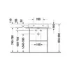 Duravit DuraSquare 0031014600 Металлическая консоль, черный матовый