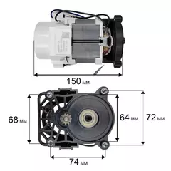 Двигатель эл. переменного тока QUATTRO ELEMENTI VERONA 170 Turbo без насоса