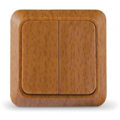 Выключатель Universal Олимп 2-клав. бук 7946727