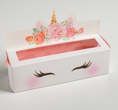 Коробочка для макарун 18х5,5х5,5см