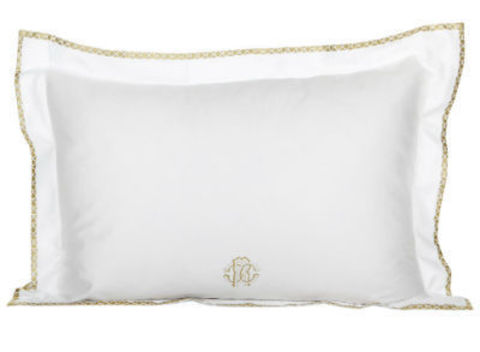 Постельное белье 2 спальное евро Roberto Cavalli Gold белое