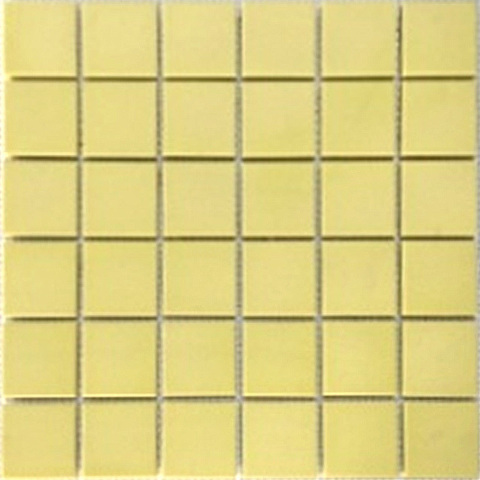 Мозаика LeeDo: Nana gialla 30,6x30,6x0,6 см (чип 48x48x6 мм) из керамогранита с прокрасом в массе