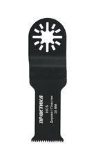 Насадка для МФИ ПРАКТИКА режущая Т-образная, HCS, по дереву, 28 мм, мелкий зуб (240-126)