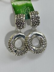 Бейглы (серьги из серебра)