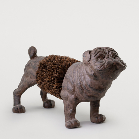СТАТУЭТКА СОБАКИ ДЛЯ ЧИСТКИ ОБУВИ PUG SCRAPER