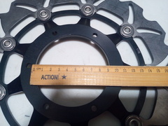 Передний тормозной диск ARASHI для HONDA CBR R 250 / CBR R 300 / черные