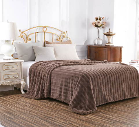 Плед 160х220 Sofi De MarkO Анабель шоколад