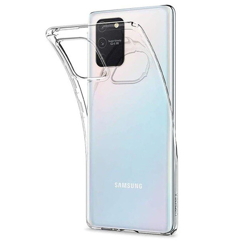 Силиконовый чехол Infinity ультратонкий для Samsung Galaxy S10 Lite 2020 (Прозрачный)