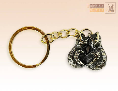 брелок Кот и Кошка