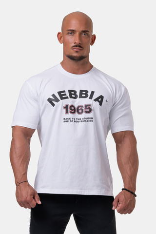 Мужская футболка Nebbia Golden Era T-shirt 192 White