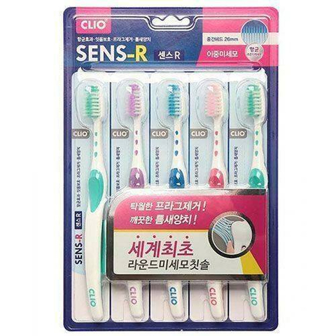 Clio Зубная щетка набор Sens Antibacterial Toothbrush