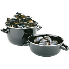 НАБОР КАСТРЮЛЬ д/мидий 0,8л сталь 2 шт.