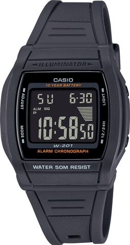 Наручные часы Casio W-201-1B фото