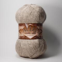 ALIZE "Angora Gold Simli", 10% мохер, 10% шерсть, 5% металлик - 75% Акрил, 100 гр, 550 м, 541 норка
