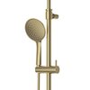 Cezares LEAF-CVDA-30-L-MM Душевая стойка телескопическая, с изливом с верхним и ручным душем, верхний душ диаметр 230 мм АБС пластик, исполнение Morning Mist