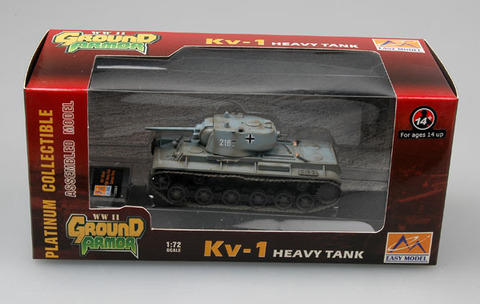 Модель Танк масштаб 1:72 КВ-1 1941 Армия Германии