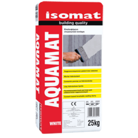 Isomat Aquamat/Изомат Аквамат обмазочный гидроизоляционный цементный раствор