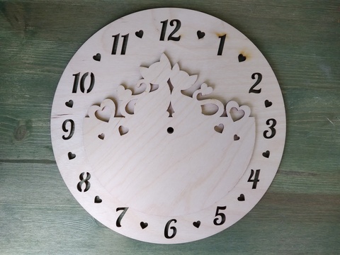 часы (одложка и накладка) 