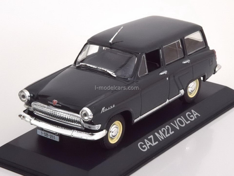 GAZ-M22 Volga dark grey 1:43 DeAgostini Masini de legenda #23