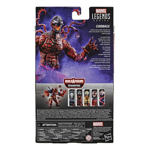 Фигурка Marvel Legends Series: Carnage – купить за 3299 руб | ЧУК