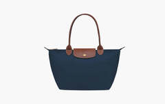 Longchamp Le Pliage Original Recycled Canvas M Tote Bag "Navy"