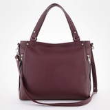 Сумка Саломея 281 гладкий бордо