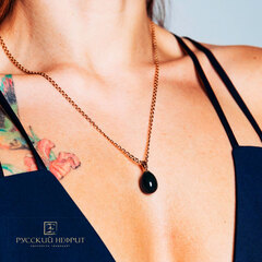 Кулон Фаберже из нефрита чёрного цвета.