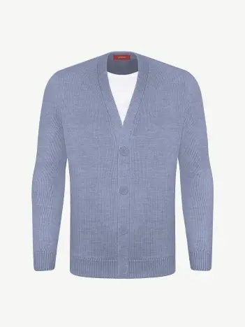 Кардиган с пуговицами из мягкой шерсти