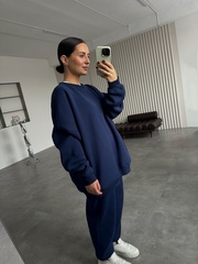 Костюм утепленный темно-синий