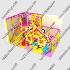 Детский игровой лабиринт "Яркий Теремок"