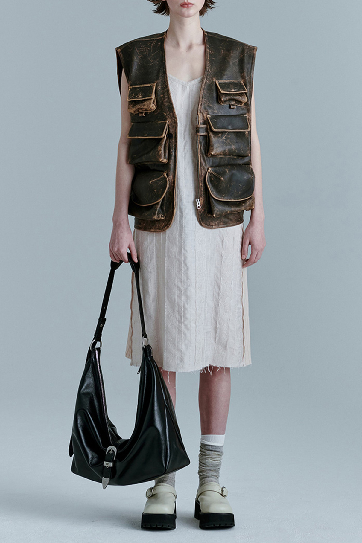 Сумка BELTED HOBO  Черный