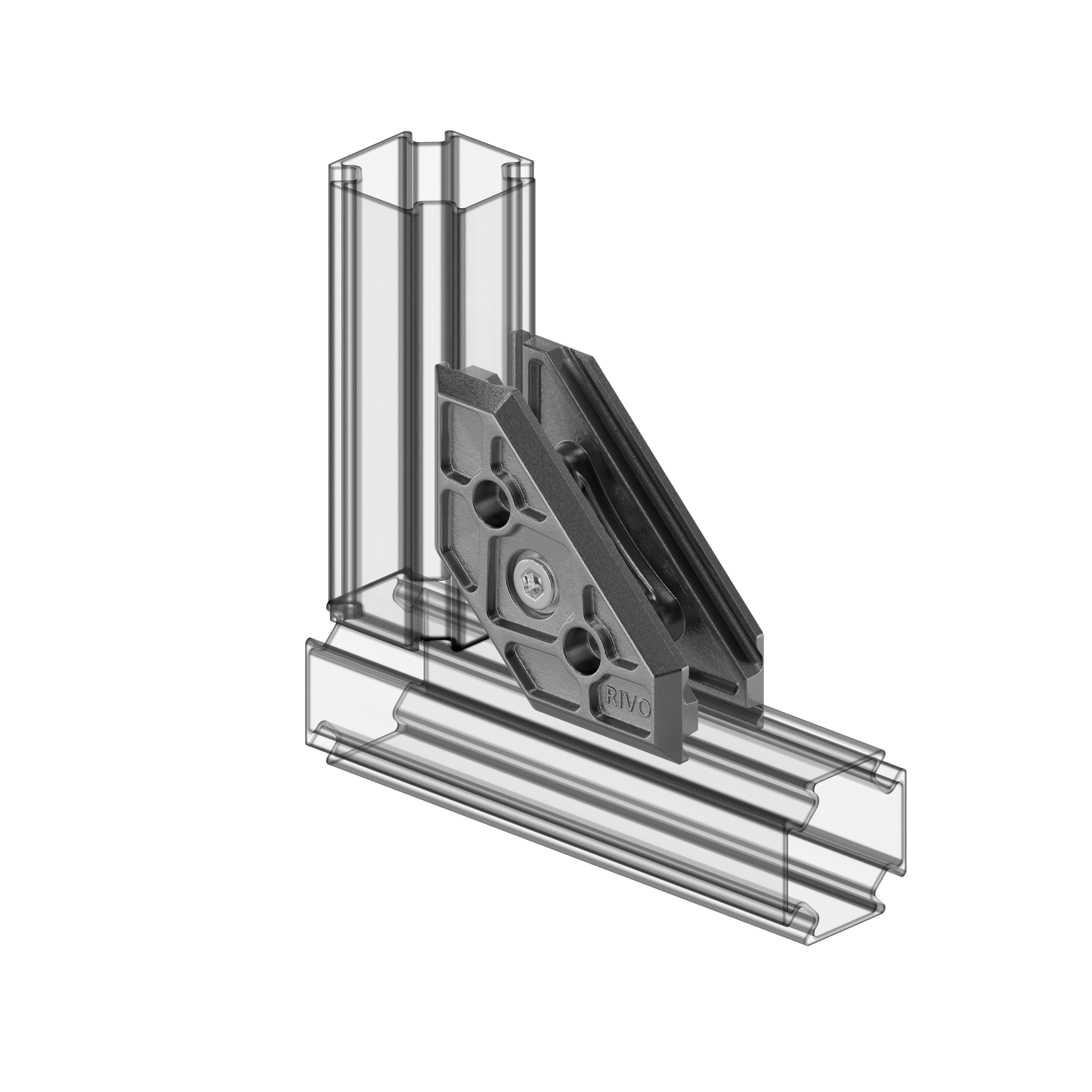 Угловой элемент 180°/90°/45° RIVO Fix