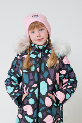 шапка  для девочки  КВ 20225/ш/светлая астра