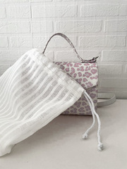 Мешочек льняной без отделки на завязках MI-96-212-45 | 45х45х20 см