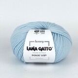 Пряжа Lana Gatto Maxi VIP 4010 нежно-голубой