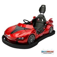 Бамперная электромашинка «Красный Ураган» для автодрома, семейная