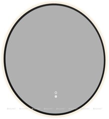 Aquanet 367665 Зеркало Контур D 770 LED ТХ, антипар, цв. черный (367665) фото