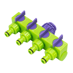 66425 Разветвитель четырехканальный 1/2-3/4 // регулируемый // Palisad