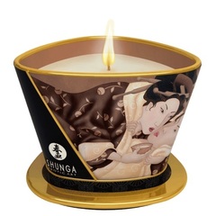 Массажная свеча Shunga Intoxicatin Chocolate с ароматом шоколада - 170 мл.