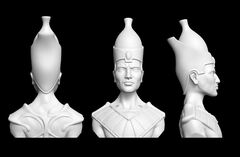 Силиконовый молд Бюст № 1