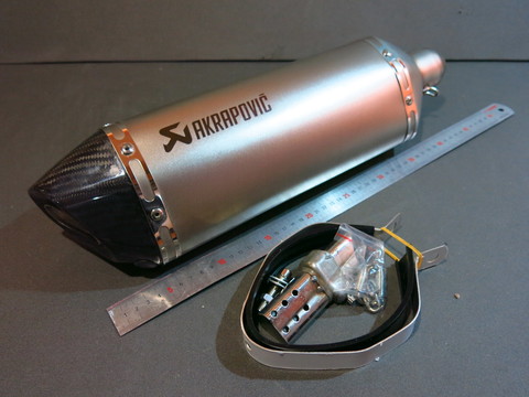 Глушитель Akrapovic Honda Suzuki Yamaha Kawasaki стальной