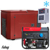 Бензиновый генератор в зимнем кожухе с блоком АВР Fubag BS 7500 A ES DUPLEX/1200SCW RAL 3005 — фото 1