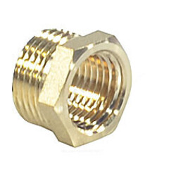 Футорка латунь Ду 15х8 (1/2"х1/4") НР/ВР VALFEX VF.581.L.012.014