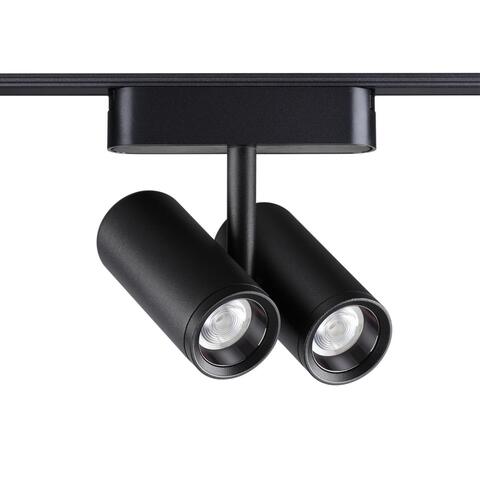 359108 SHINO NT23 000 черный Трековый светильник для низков. шинопровода IP20 LED 4000K 2*8W 48V 1360Лм SMAL