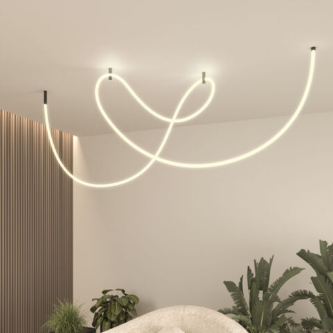 Гибкий неон Elektrostandard Full light 24V 12W 336Led 2835 IP20 круглый теплый белый, 8м