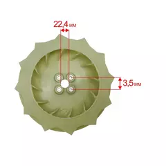 Крыльчатка DDE VB 160  (909-723-073)
